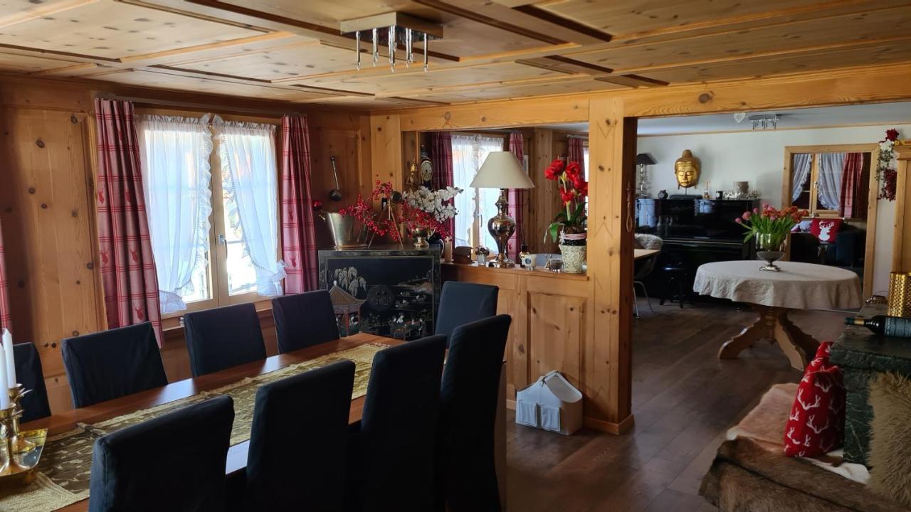Chesa Prema Bed & Breakfast - Restaurant Дізентіс Екстер'єр фото